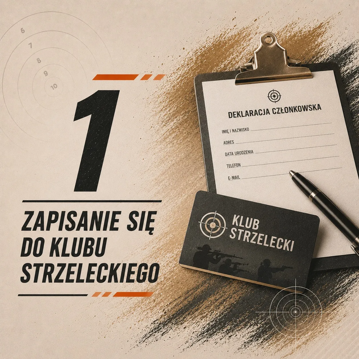 Pozwolenie na broń krok 1