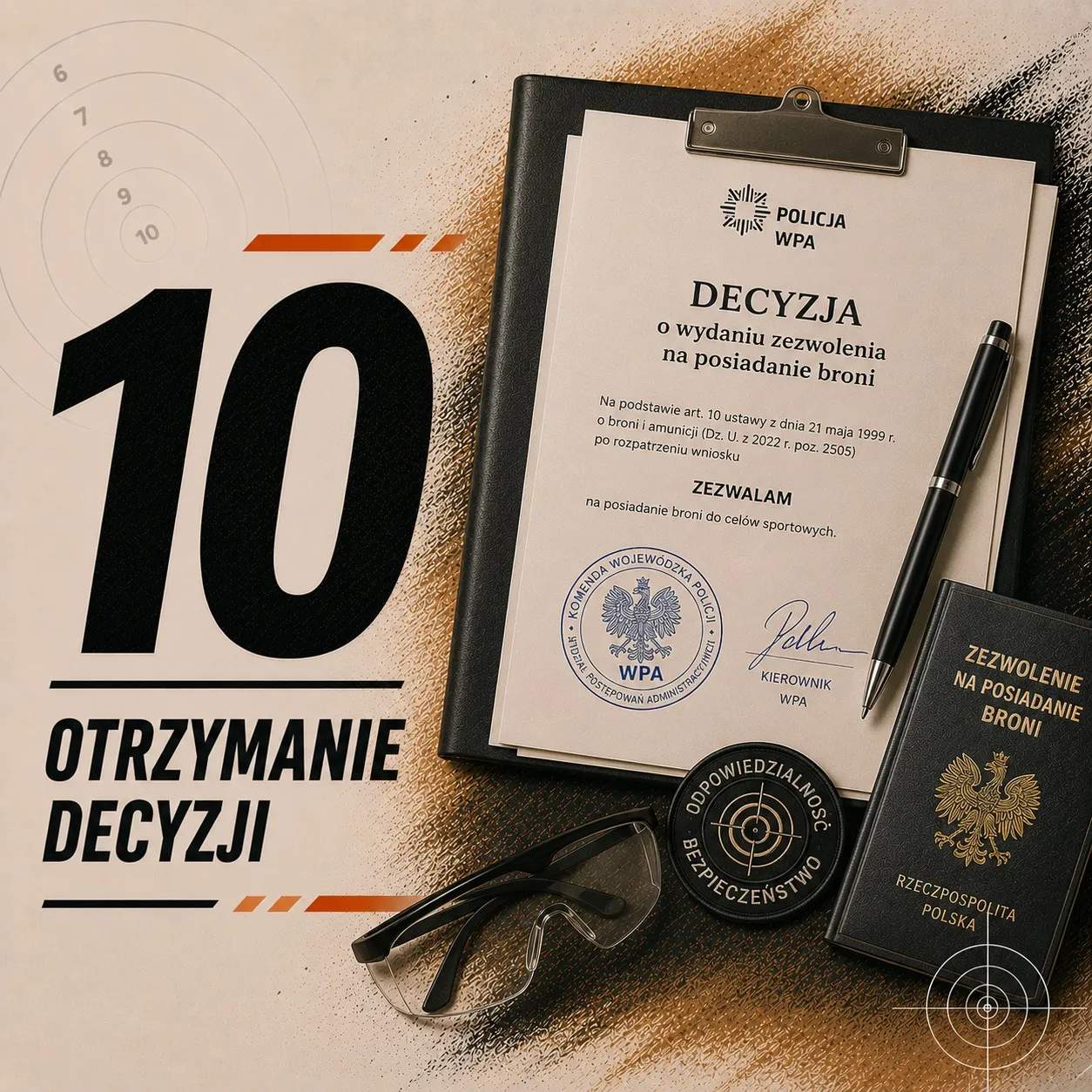 Pozwolenie na broń krok 10