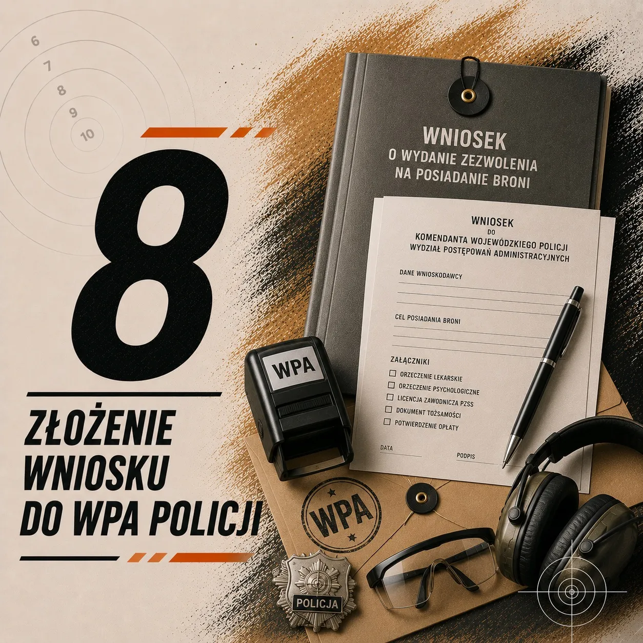 Pozwolenie na broń krok 8